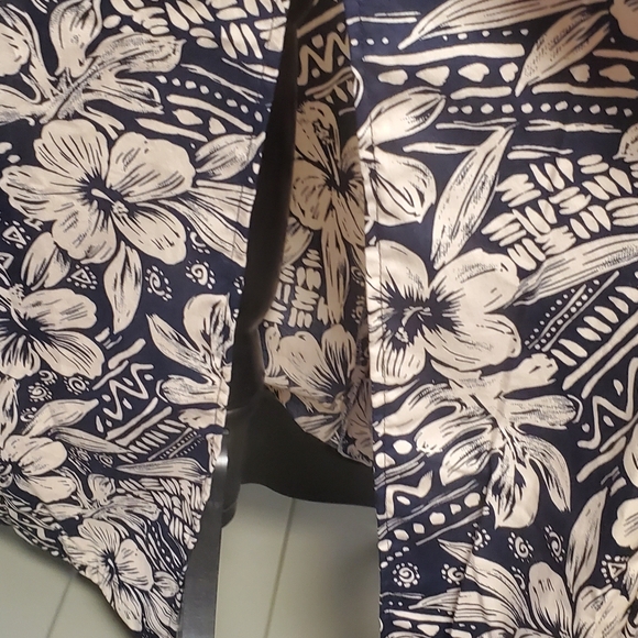 Jade Fashions Made in Hawaii Cotton Tropical Hibiscus Hawaiian  Maxi Dress Large - Picture 8 of 10